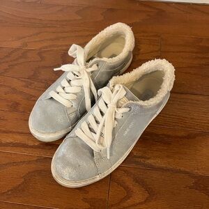 Nine West Bribe Casual Sneakers - Silver - 7